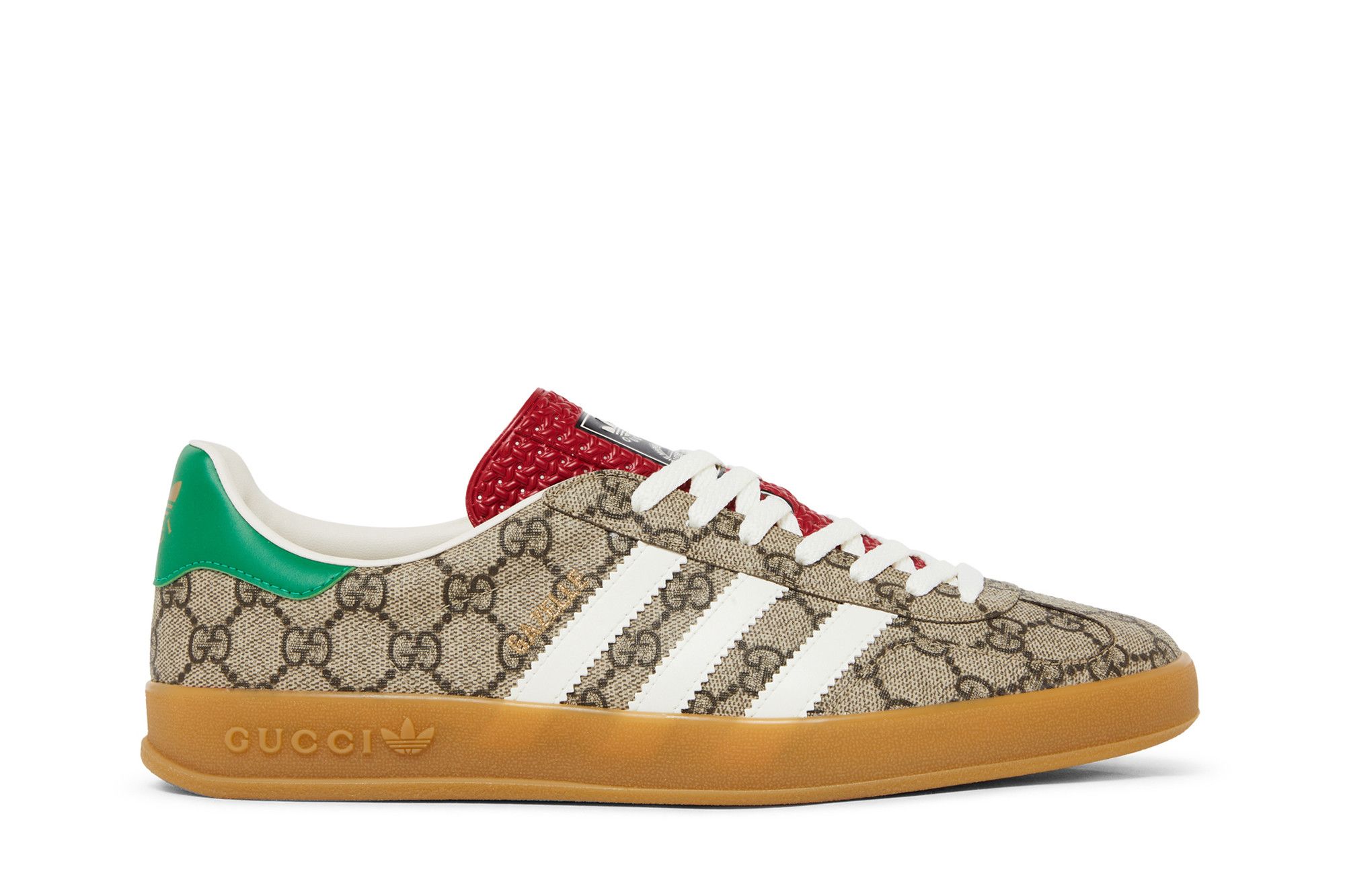 Buy Gucci x adidas Gazelle 'Beige GG Monogram' Sepatu Sneakers IE2262