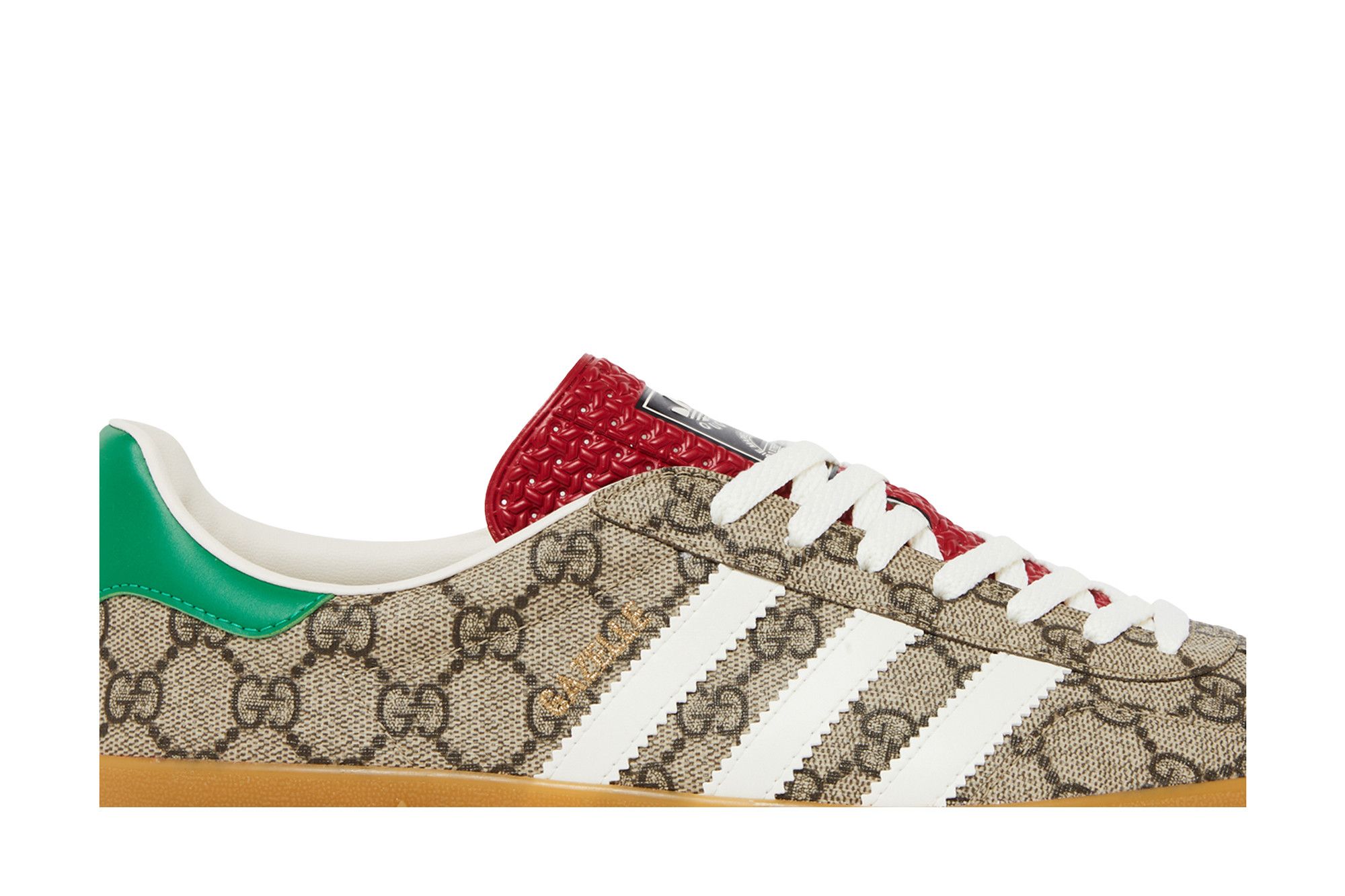Lookbook Gucci x adidas Gazelle 'Beige GG Monogram' Sepatu Sneakers IE2262