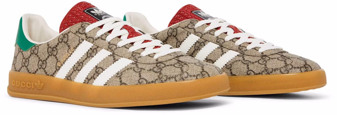 Gucci x adidas Gazelle 'Beige GG Monogram' IE2262 Cheap Gucci x adidas Gazelle 'Beige GG Monogram' IE2262