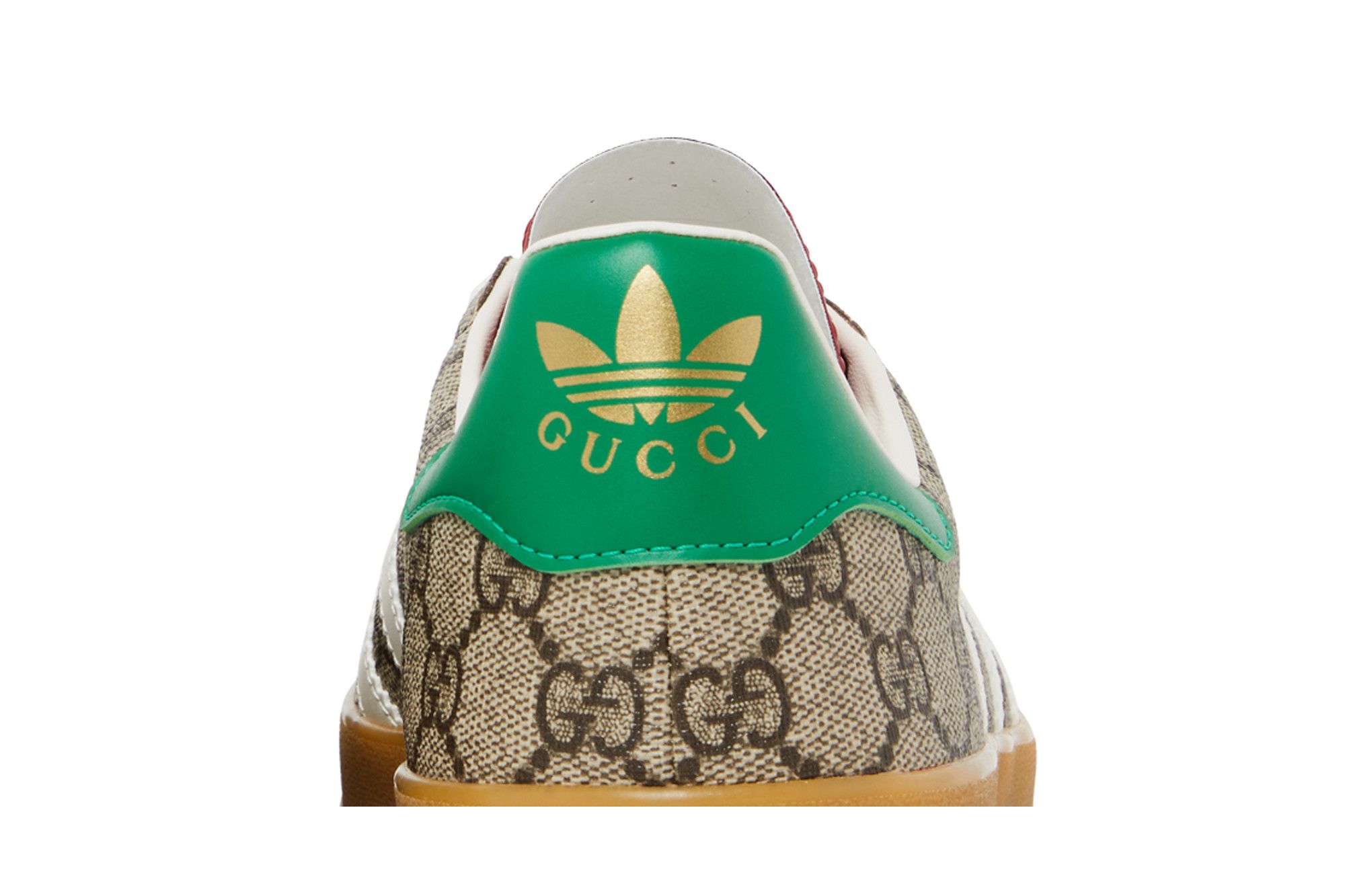 Cheap Gucci x adidas Gazelle 'Beige GG Monogram' Sepatu Sneakers IE2262