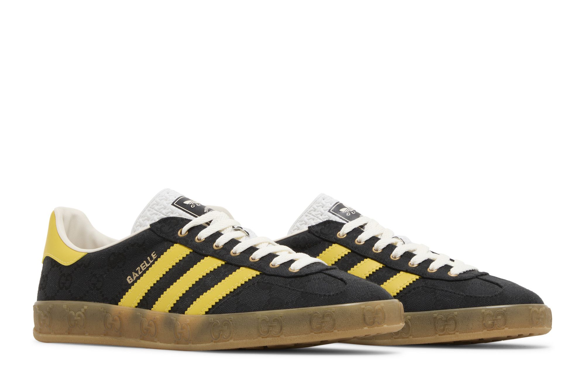 Cheap Gucci x adidas Gazelle 'Black GG Monogram' IE2264
