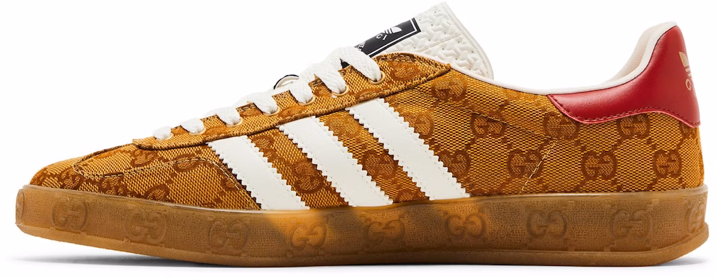 Gucci x adidas Gazelle 'GG Monogram' HQ8850 Lookbook Gucci x adidas Gazelle 'GG Monogram' HQ8850