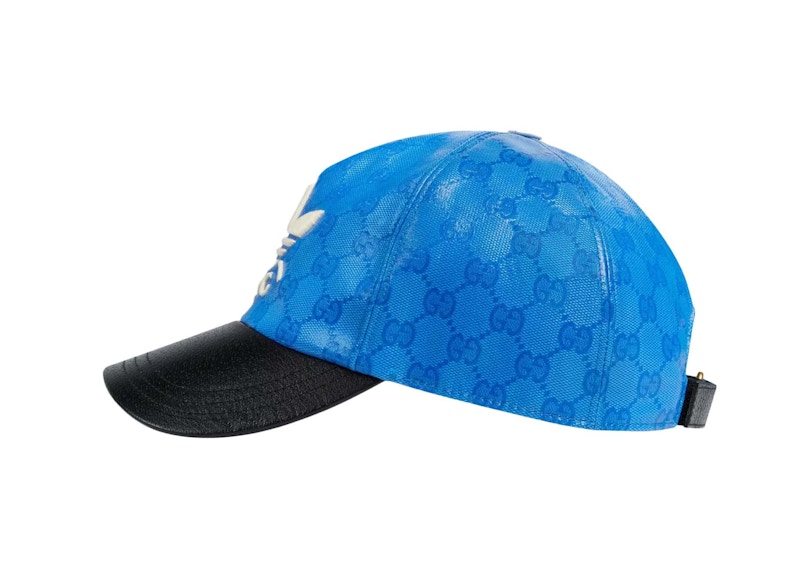 Order Topi Gucci x adidas GG Logo Seluruhnya Biru/Hitam