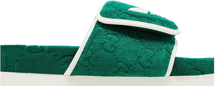 구찌 x 아디다스 GG 플랫폼 샌들 '그린 코튼 스폰지' 702412-UU010-3171 Order 구찌 x 아디다스 GG 플랫폼 샌들 '그린 코튼 스폰지' 702412-UU010-3171