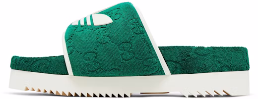 구찌 x 아디다스 GG 플랫폼 샌들 '그린 코튼 스폰지' 702412-UU010-3171 Lookbook 구찌 x 아디다스 GG 플랫폼 샌들 '그린 코튼 스폰지' 702412-UU010-3171