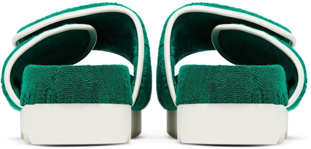 구찌 x 아디다스 GG 플랫폼 샌들 '그린 코튼 스폰지' 702412-UU010-3171 Details for 구찌 x 아디다스 GG 플랫폼 샌들 '그린 코튼 스폰지' 702412-UU010-3171