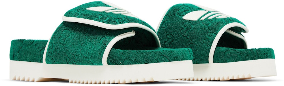 구찌 x 아디다스 GG 플랫폼 샌들 '그린 코튼 스폰지' 702412-UU010-3171 Cheap 구찌 x 아디다스 GG 플랫폼 샌들 '그린 코튼 스폰지' 702412-UU010-3171