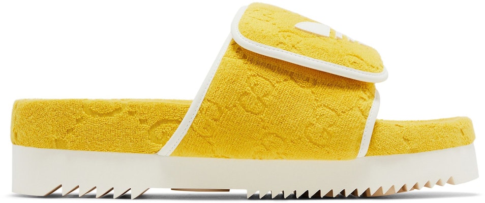 Gucci x adidas GG Platform Sandal 'Yellow Cotton Sponge' 702412-UU010-7171 Buy Gucci x adidas GG Platform Sandal 'Yellow Cotton Sponge' 702412-UU010-7171