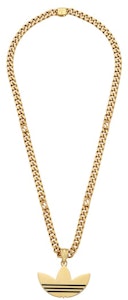 Gucci x adidas 金色Gourmette Trefoil吊墜項鍊 Order Gucci x adidas 金色Gourmette Trefoil吊墜項鍊