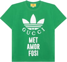 Gucci x Adidas Green Logo Print T-Shirt 616036-XJEW3-3129 Gucci x Adidas Green Logo Print T-Shirt 616036-XJEW3-3129