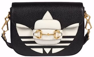 Gucci x adidas Horsebit 1955 Shoulder Bag Black/White Gucci x adidas Horsebit 1955 Shoulder Bag Black/White