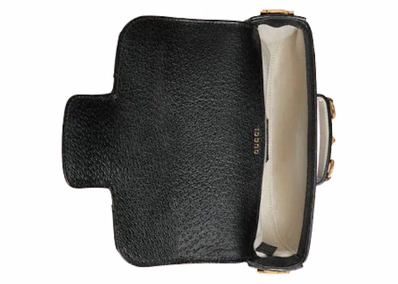 Lookbook 古驰 x 阿迪达斯 Horsebit 1955 黑白斜挎包