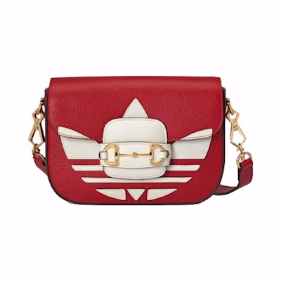 Gucci x adidas Horsebit 1955 Shoulder Bag Red