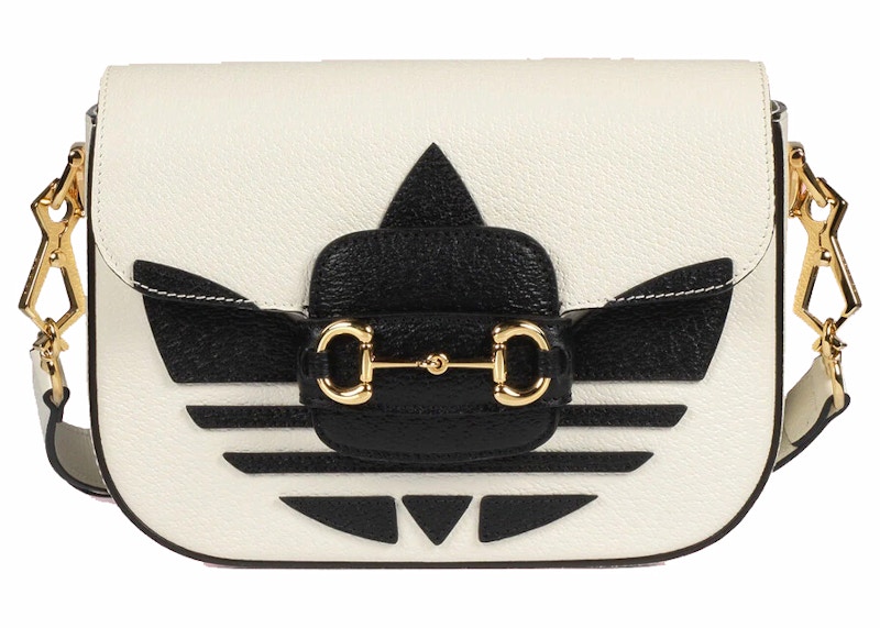 Gucci x adidas Horsebit 1955 Shoulder Bag White/Black