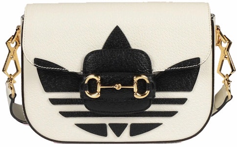 Gucci x adidas 马衔设计1955白色/黑色单肩包 Buy Gucci x adidas 马衔设计1955白色/黑色单肩包