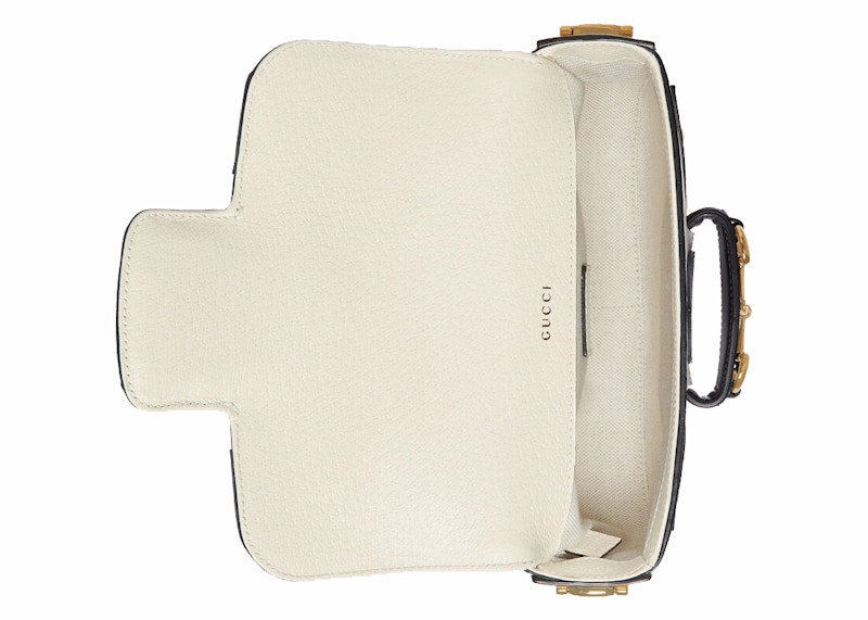 Lookbook Gucci x adidas 马衔设计1955白色/黑色单肩包