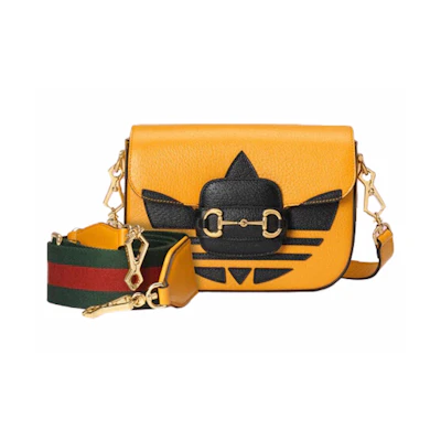 Gucci x adidas Horsebit 1955 Shoulder Bag Yellow/Black