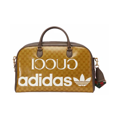 Gucci x adidas Large Duffle Bag Beige/Brown