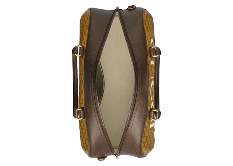 Lookbook Gucci x 阿迪达斯 大号行李袋 米色/棕色