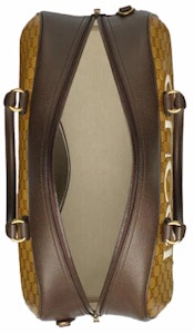 Gucci x 阿迪达斯 大号行李袋 米色/棕色 Lookbook Gucci x 阿迪达斯 大号行李袋 米色/棕色