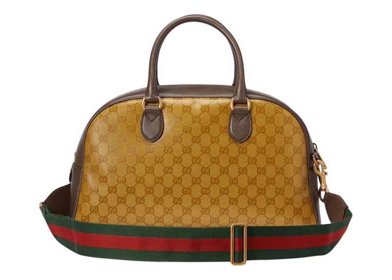 Order Gucci x 阿迪达斯 中号旅行袋 米色/棕色