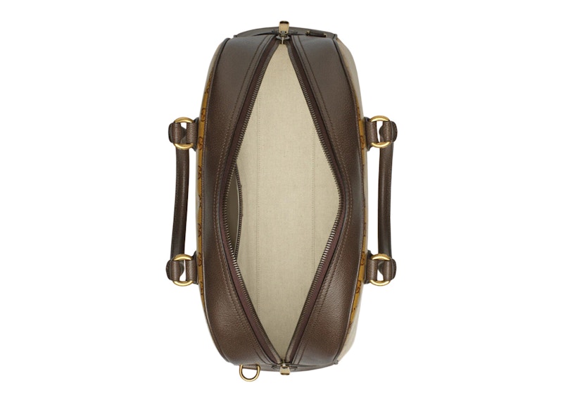 Lookbook Gucci x 阿迪达斯 中号旅行袋 米色/棕色