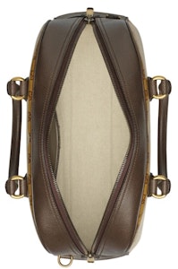 Gucci x 阿迪达斯 中号旅行袋 米色/棕色 Lookbook Gucci x 阿迪达斯 中号旅行袋 米色/棕色