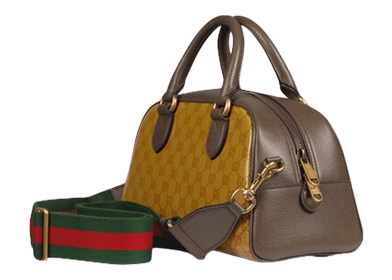 Order Gucci x 阿迪达斯小型桶包 米色/棕色