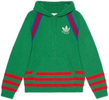 Gucci x adidas Neo Green Striped Print Hoodie Sweater 723079-XKCUT-3229 Gucci x adidas Neo Green Striped Print Hoodie Sweater 723079-XKCUT-3229