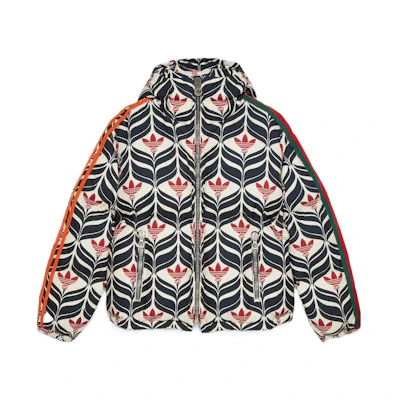 Gucci adidas Originals Black Logo Print Zip-Up Hoodie Jacket 713718-ZALBH-6312