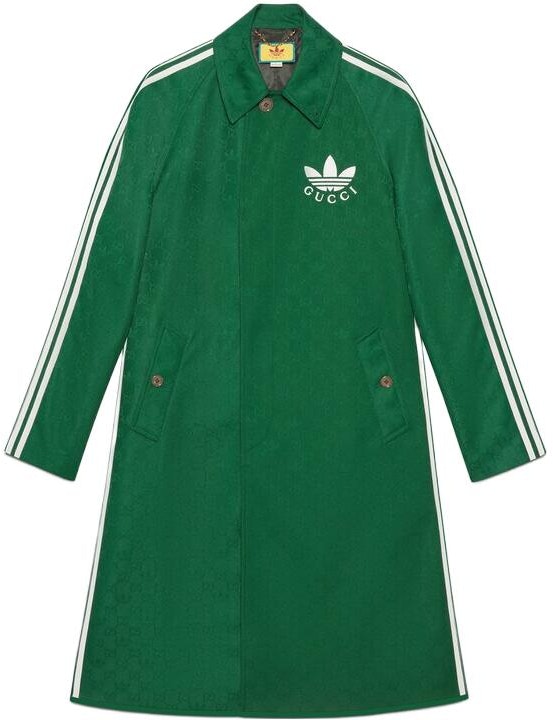 gucci-x-adidas-originals-green-striped-long-sleeve-trench-coat-721112-zakun-3229