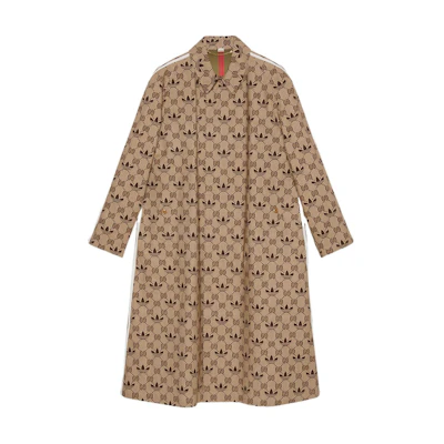Gucci adidas Originals Multicolor Logo Jacquard Tricolor Collar Coat 722263-ZALAU-2270