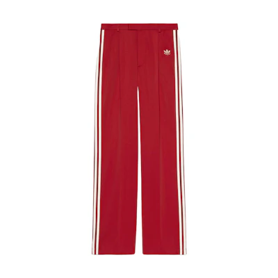 Gucci adidas Originals Red Striped High-Waist Joggers 714885-ZAKQU-6429