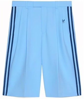 GUCCI x adidas Originals SS23 蓝色条纹宽松短裤 男士休闲穿搭 722512-ZALDA-4670 Buy GUCCI x adidas Originals SS23 蓝色条纹宽松短裤 男士休闲穿搭 722512-ZALDA-4670