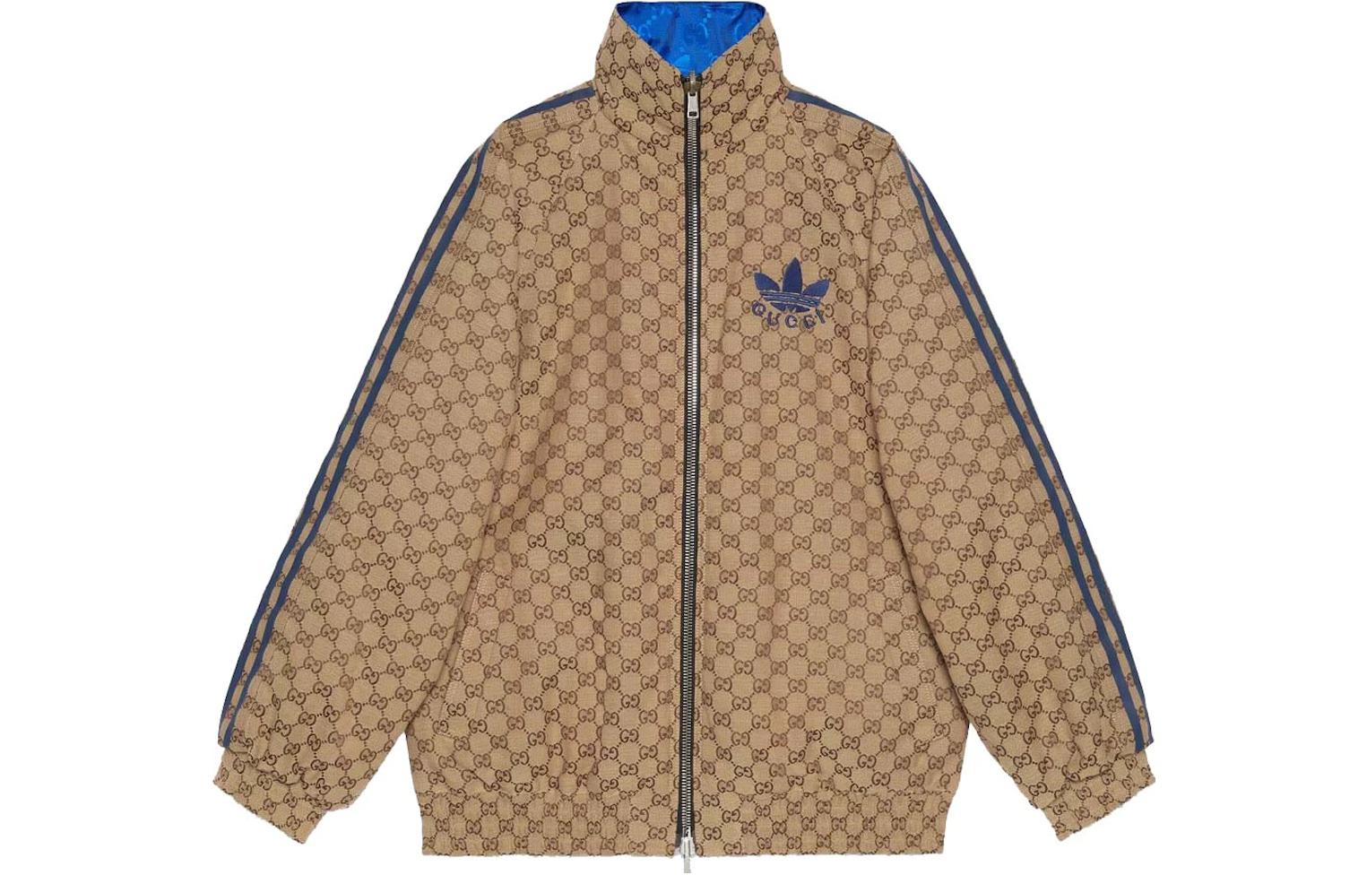 Gucci x adidas Originals SS23 Reversible Checkerboard Jacket Brown 723883-ZAKX1-2254