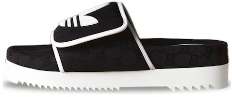 Gucci x adidas Slide Sandal 'Black GG Monogram' IE2275 Gucci x adidas Slide Sandal 'Black GG Monogram' IE2275