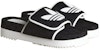 Sandal Gelincir Gucci x adidas 'Black GG Monogram' IE2275