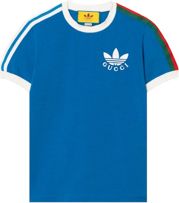 Gucci x Adidas SS22 Blue Logo Print Unisex T-Shirt 691637-XJEKL-4744 Buy Gucci x Adidas SS22 Blue Logo Print Unisex T-Shirt 691637-XJEKL-4744