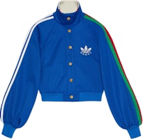 Gucci x Adidas SS22 Logo Striped Jacket Unisex Cobalt Blue 693406-XJEGU-4153 Gucci x Adidas SS22 Logo Striped Jacket Unisex Cobalt Blue 693406-XJEGU-4153