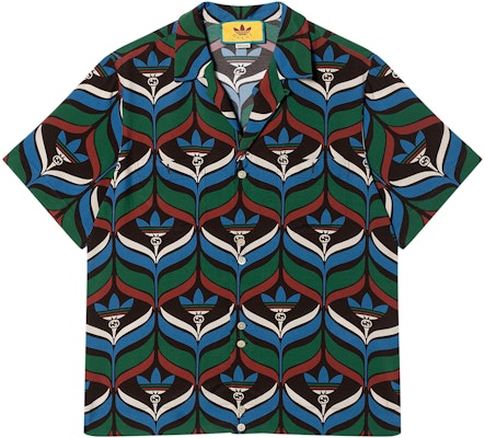 グッチ x アディダス SS22 パターン 半袖 ダブルブレストシャツ マルチカラー メンズ 702467-ZAJOV-2054 Buy グッチ x アディダス SS22 パターン 半袖 ダブルブレストシャツ マルチカラー メンズ 702467-ZAJOV-2054