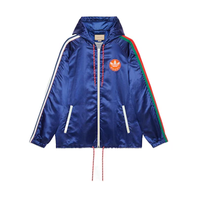 Gucci adidas SS23 Blue Zip-Up Hoodie Jacket Menswear 691428-ZAJPI-4687