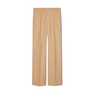 Gucci Adidas SS23 Brown Print Wide-Leg Trousers 705276-ZAI22-2288