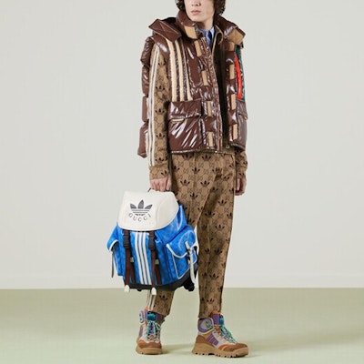 GUCCI x adidas SS23 Logo Print Long Sleeve Polo Jacket Khaki Menswear. 722998-XJE1O-9742 Shop GUCCI x adidas SS23 Logo Print Long Sleeve Polo Jacket Khaki Menswear. 722998-XJE1O-9742