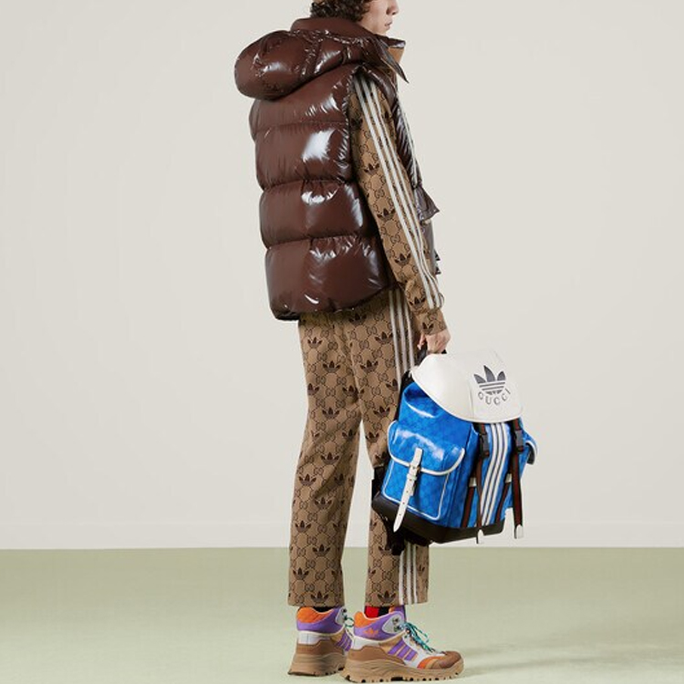 Purchase GUCCI x adidas SS23 Logo Print Long Sleeve Polo Jacket Khaki Menswear. 722998-XJE1O-9742