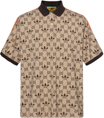 Gucci x adidas SS23 Logo Stripe Polo Shirt Brown 700497-XJE1M-9742 Buy Gucci x adidas SS23 Logo Stripe Polo Shirt Brown 700497-XJE1M-9742