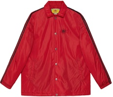 Gucci x Adidas SS23 Red Striped Nylon Jacket 727337-ZALJ1-6482 Gucci x Adidas SS23 Red Striped Nylon Jacket 727337-ZALJ1-6482