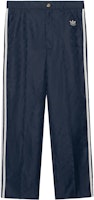 Gucci x adidas Striped Trefoil Jacquard Track Pants Dark Blue 710399-ZAK7C-4433 Gucci x adidas Striped Trefoil Jacquard Track Pants Dark Blue 710399-ZAK7C-4433