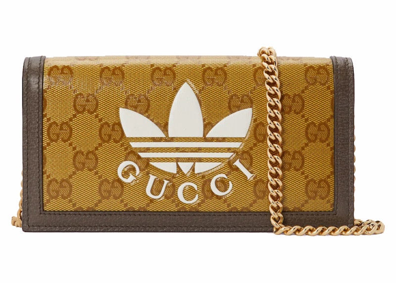 Gucci x adidas Wallet With Chain Beige/Brown
