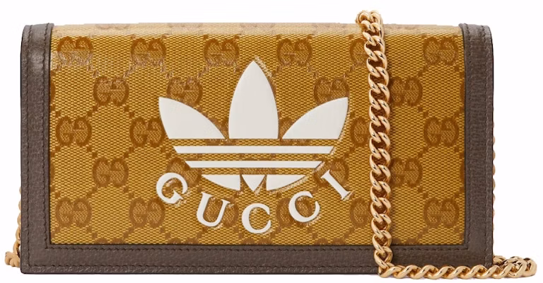 Gucci x adidas Wallet With Chain Beige/Brown Buy Gucci x adidas Wallet With Chain Beige/Brown