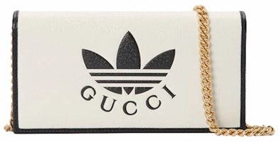 Gucci x adidas Wallet With Chain Off-White Gucci x adidas Wallet With Chain Off-White